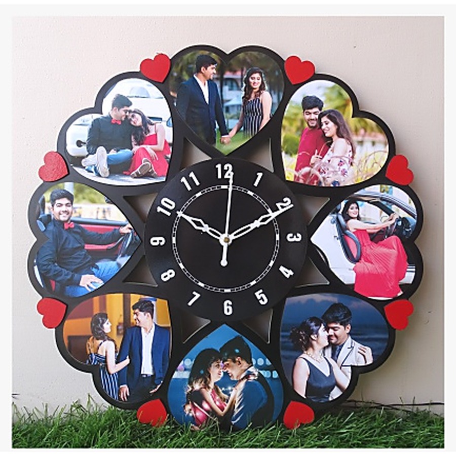 8 Heart Clock